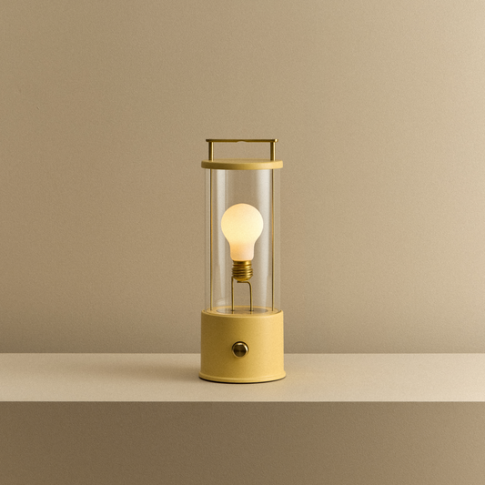 MinoLume Portable Table Lamp in Posset Yellow