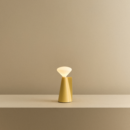 MinoLume Portable Lamp in Posset Yellow