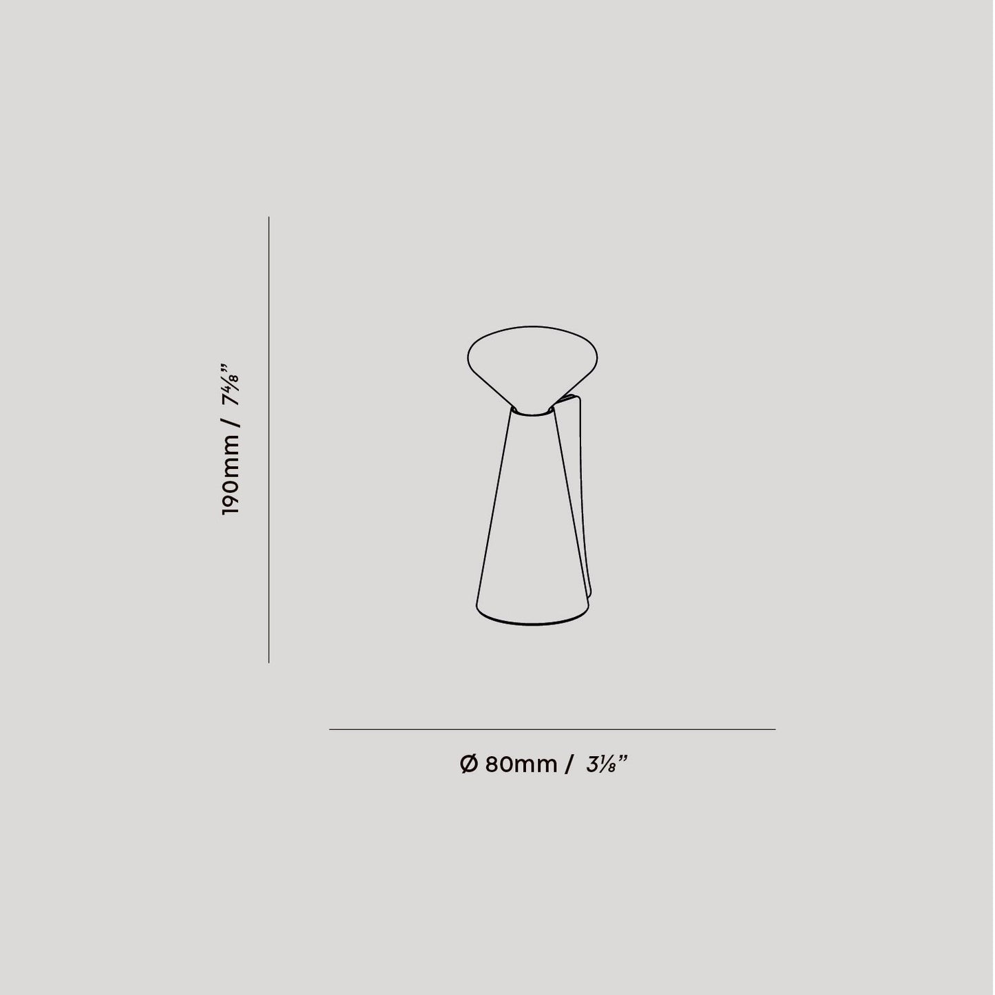 MinoLume Portable Lamp Azure Blue