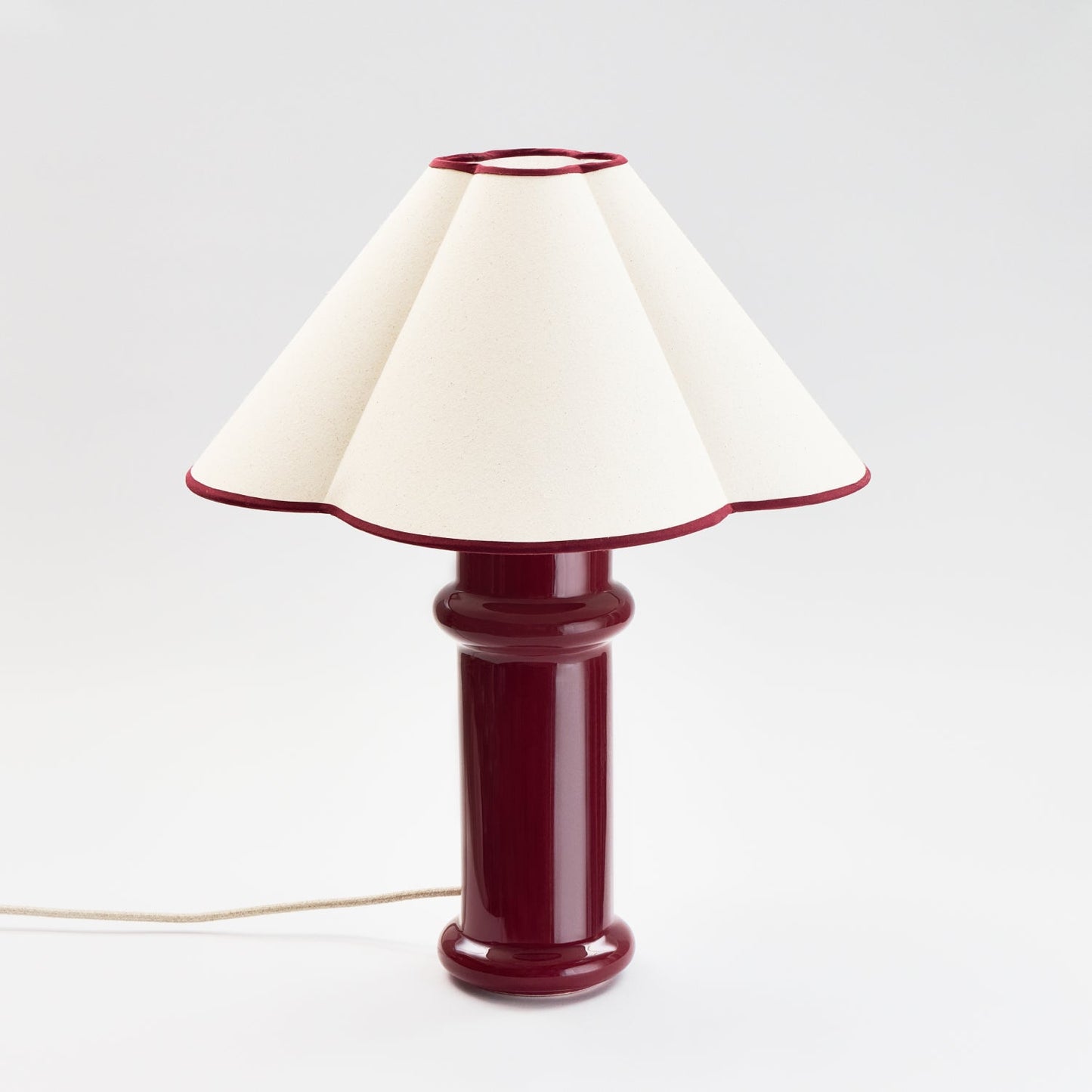 MinoLume Table Lamp in Port Red