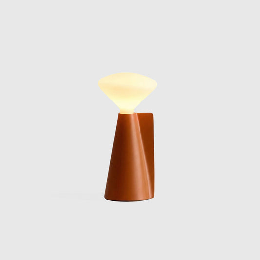 MinoLume Portable Lamp in Claycourt Orange
