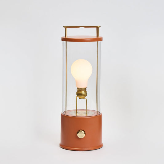 Portable Cordless LED Lantern ¨C Warm Claycourt Orange
