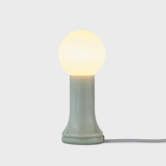 Shore Table Lamp in Sea Green ¨C Recycled Glass, Dimmable LED