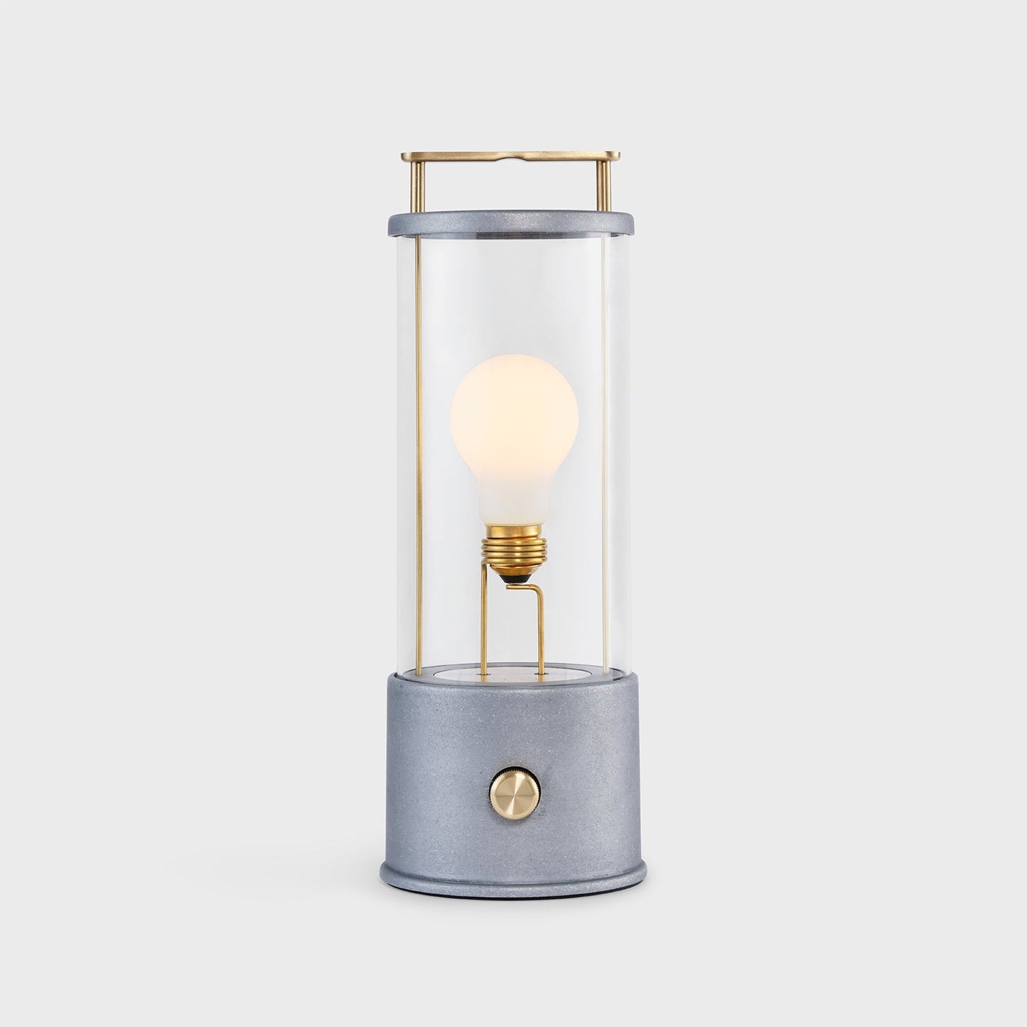 MinoLume Portable LED Lantern, IP65 Water-Resistant, Dim-to-Warm, Shatter-Resistant Acrylic, 30Hr Battery (Raw Aluminium)