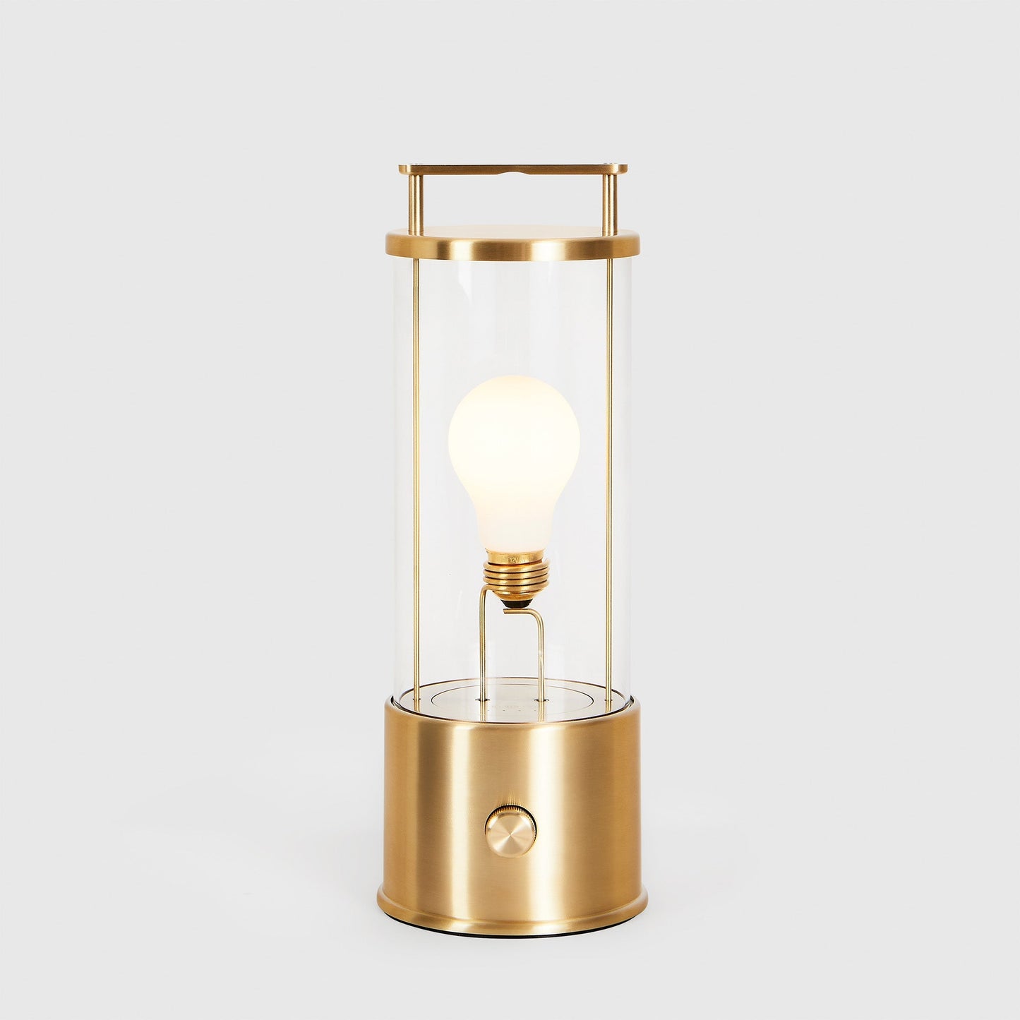 The Muse 2.0 Portable Lamp in Solid Brass