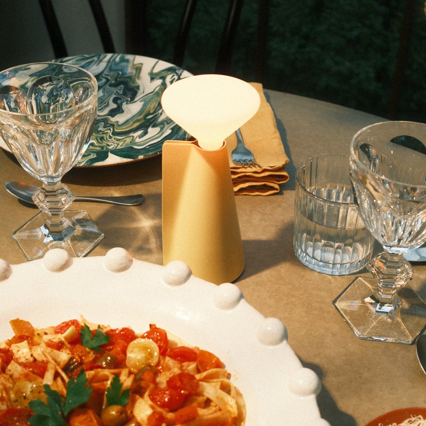 MinoLume Portable Lamp in Posset Yellow