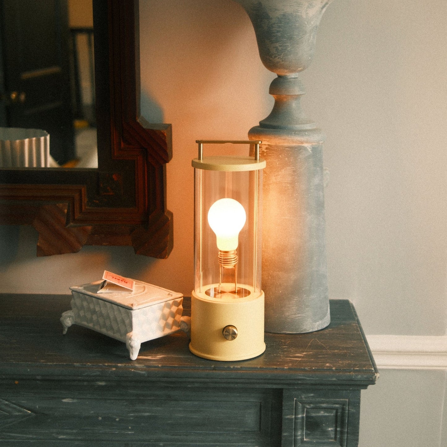 MinoLume Portable Table Lamp in Posset Yellow