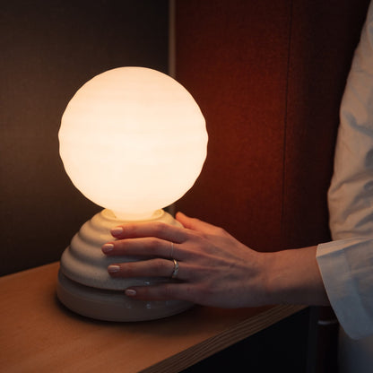 MinoLume Wake Sleep Light in Pebble White