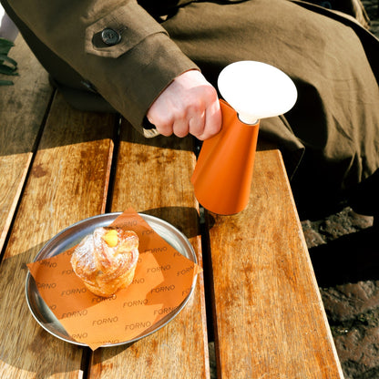 MinoLume Portable Lamp in Claycourt Orange