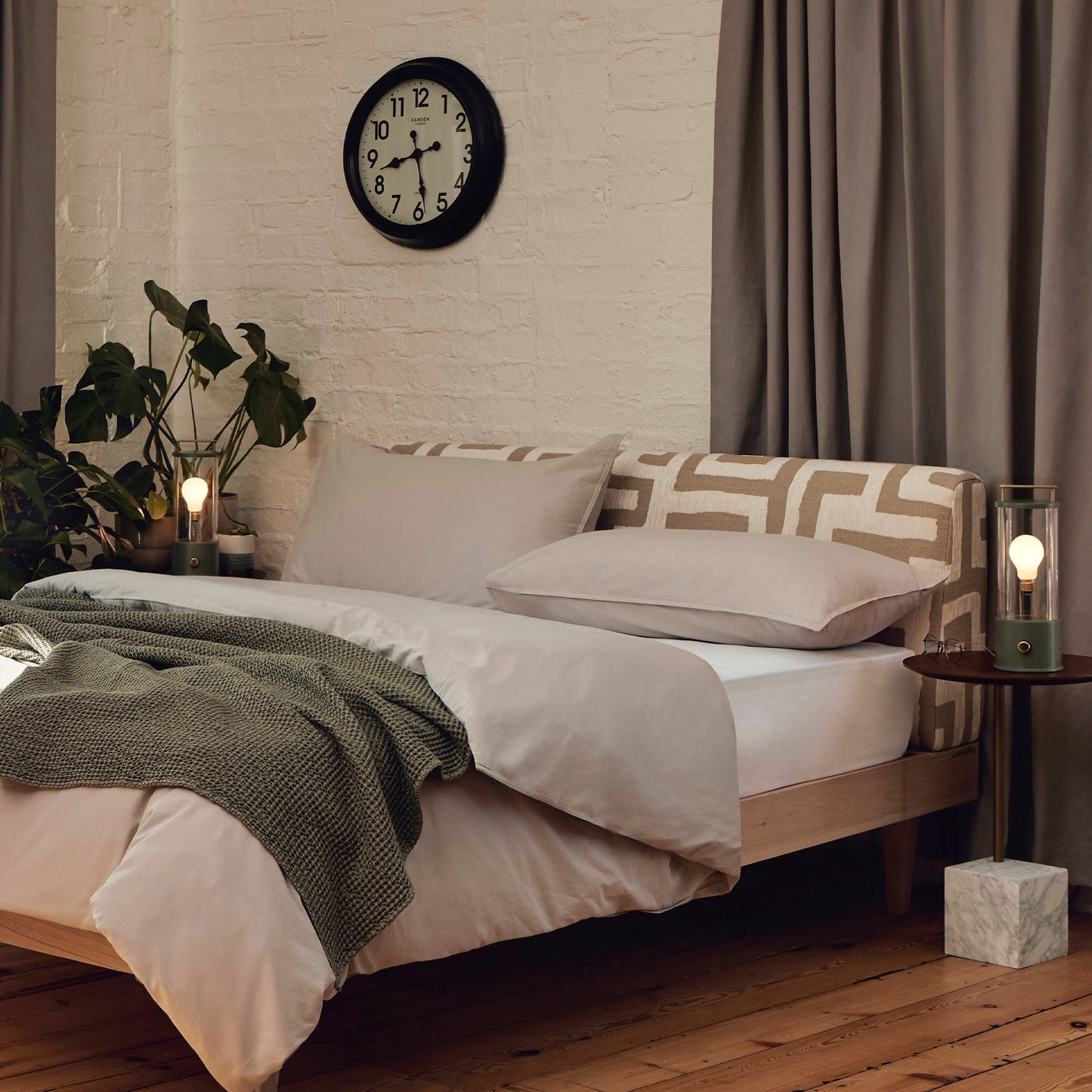 The Muse 1.0 Portable Lamp in Pleasure Garden Green (Set of 2)