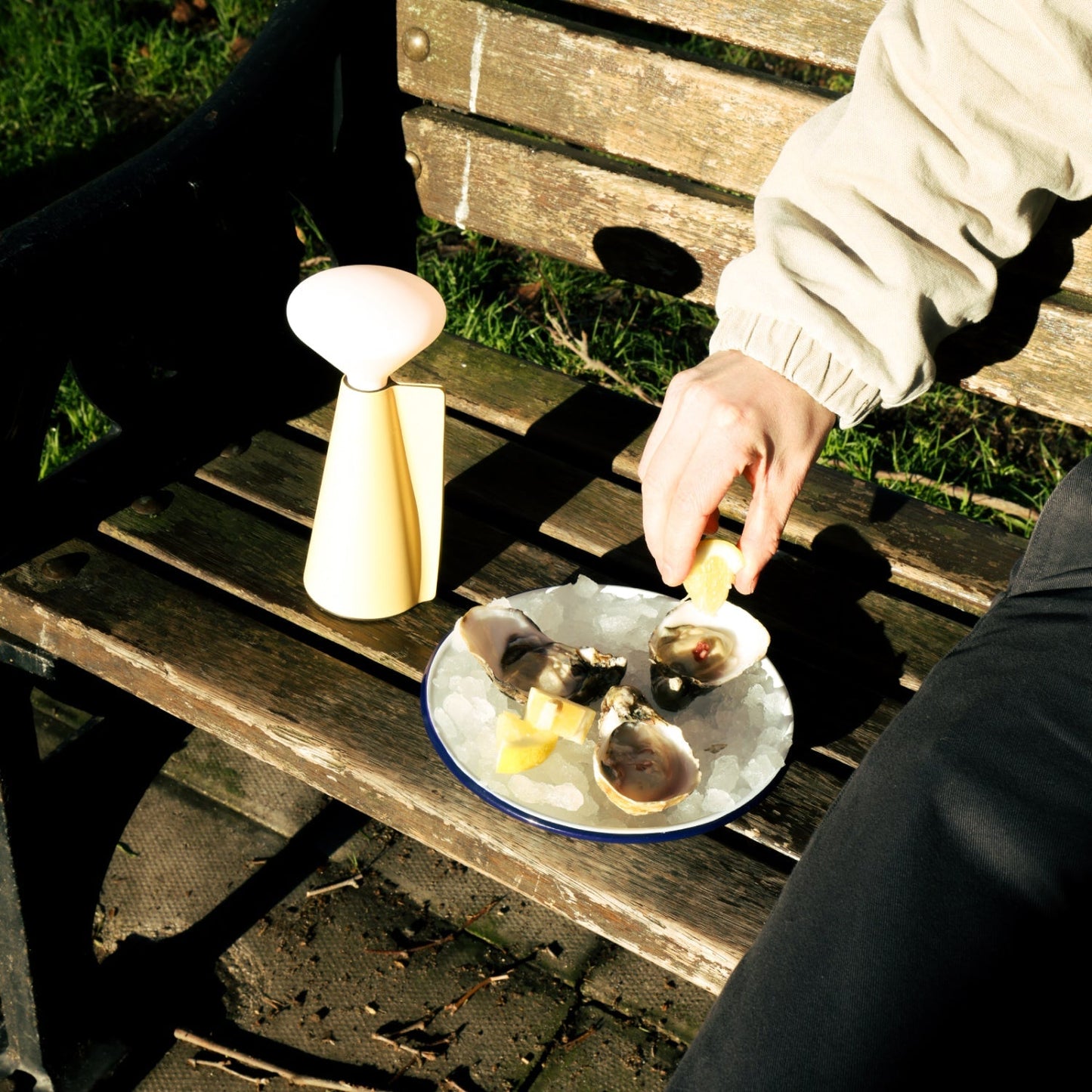 MinoLume Portable Lamp in Posset Yellow