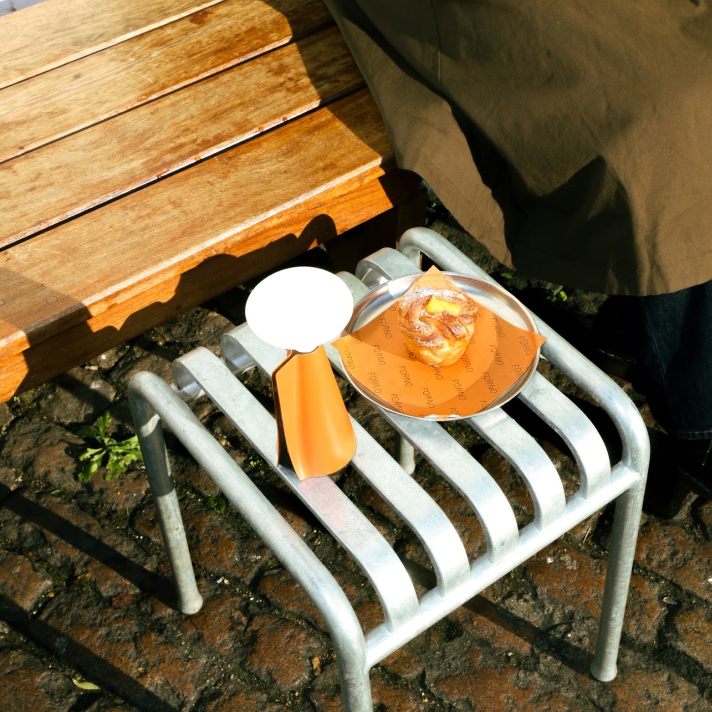 MinoLume Portable Lamp in Claycourt Orange