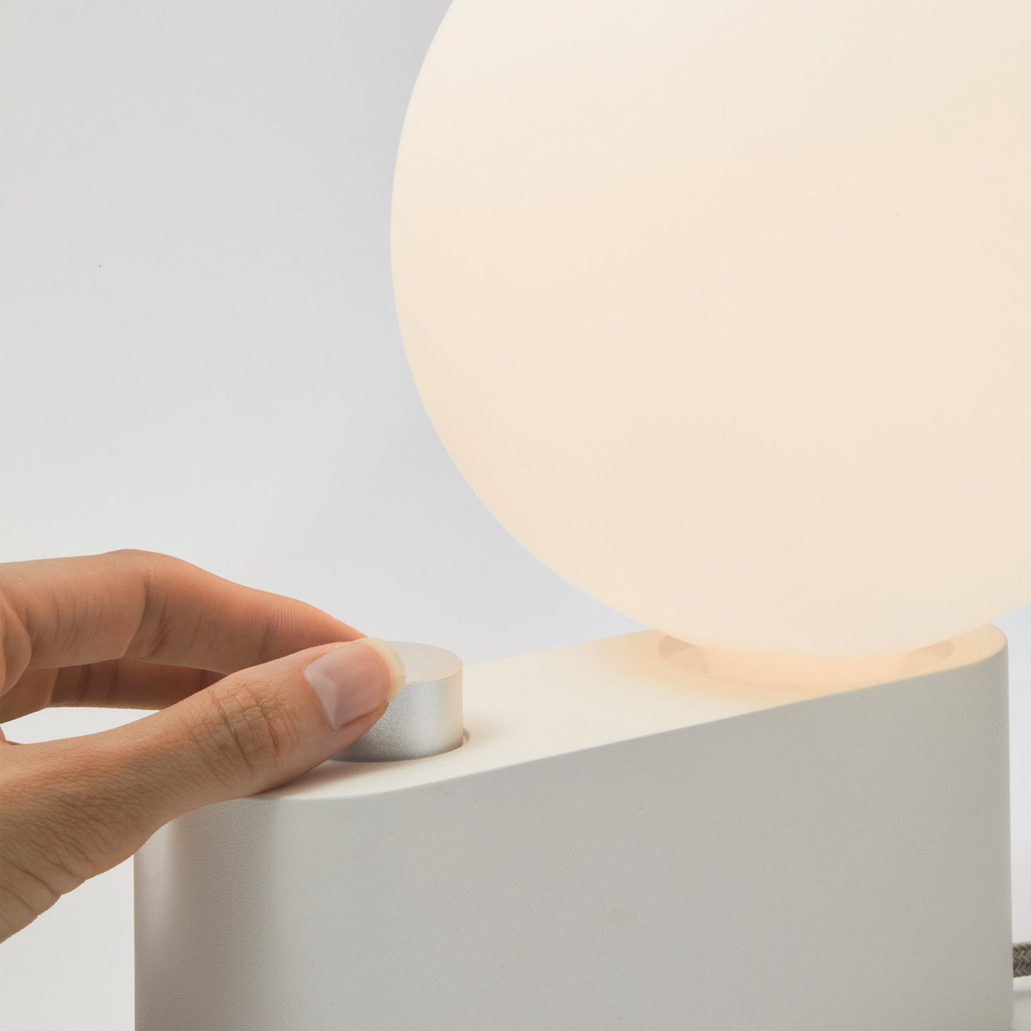 Multi-Use Table & Wall Lamp in Chalk Set of 2