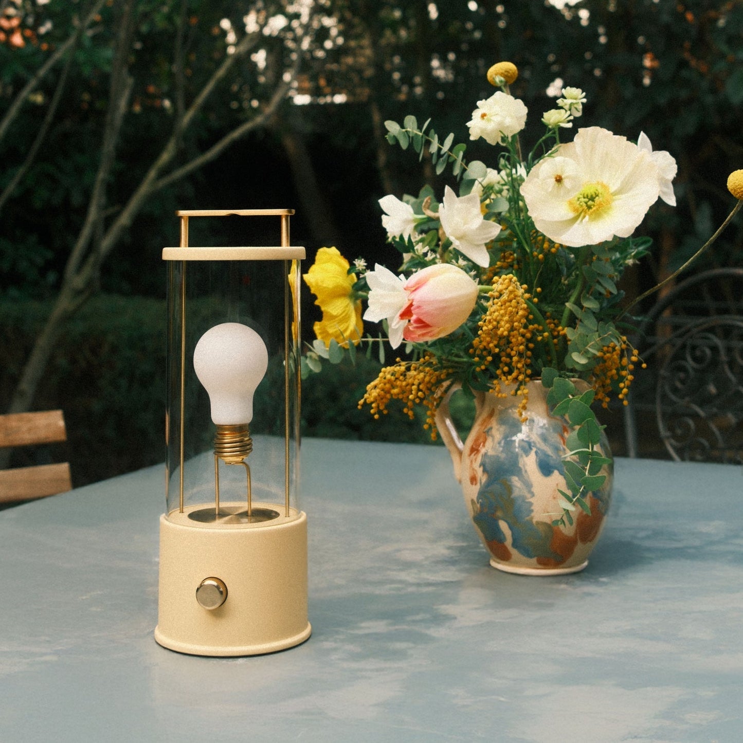 MinoLume Portable Table Lamp in Posset Yellow