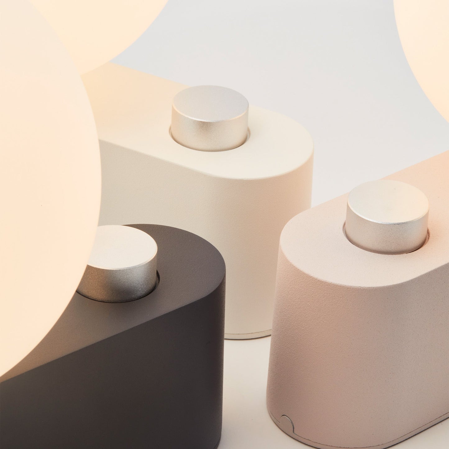 Multi-Use Table & Wall Lamp in Chalk Set of 2