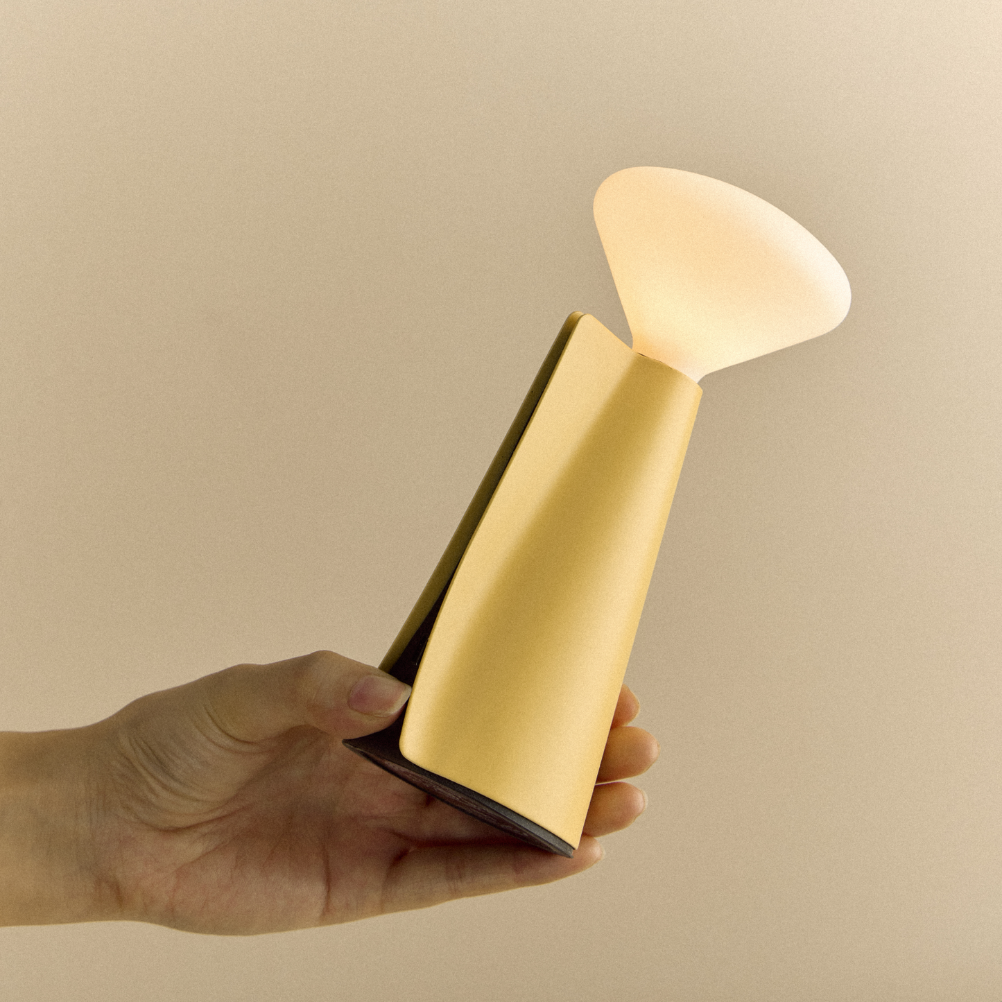 MinoLume Portable Lamp in Posset Yellow