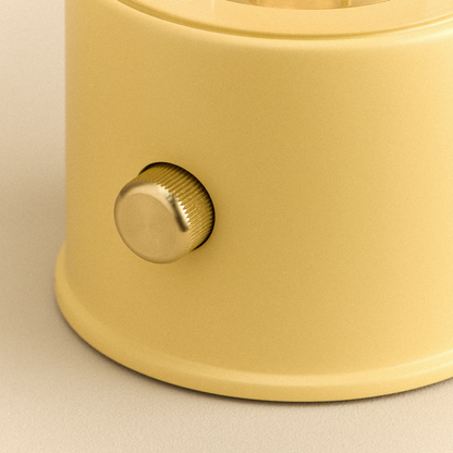 MinoLume Portable Table Lamp in Posset Yellow