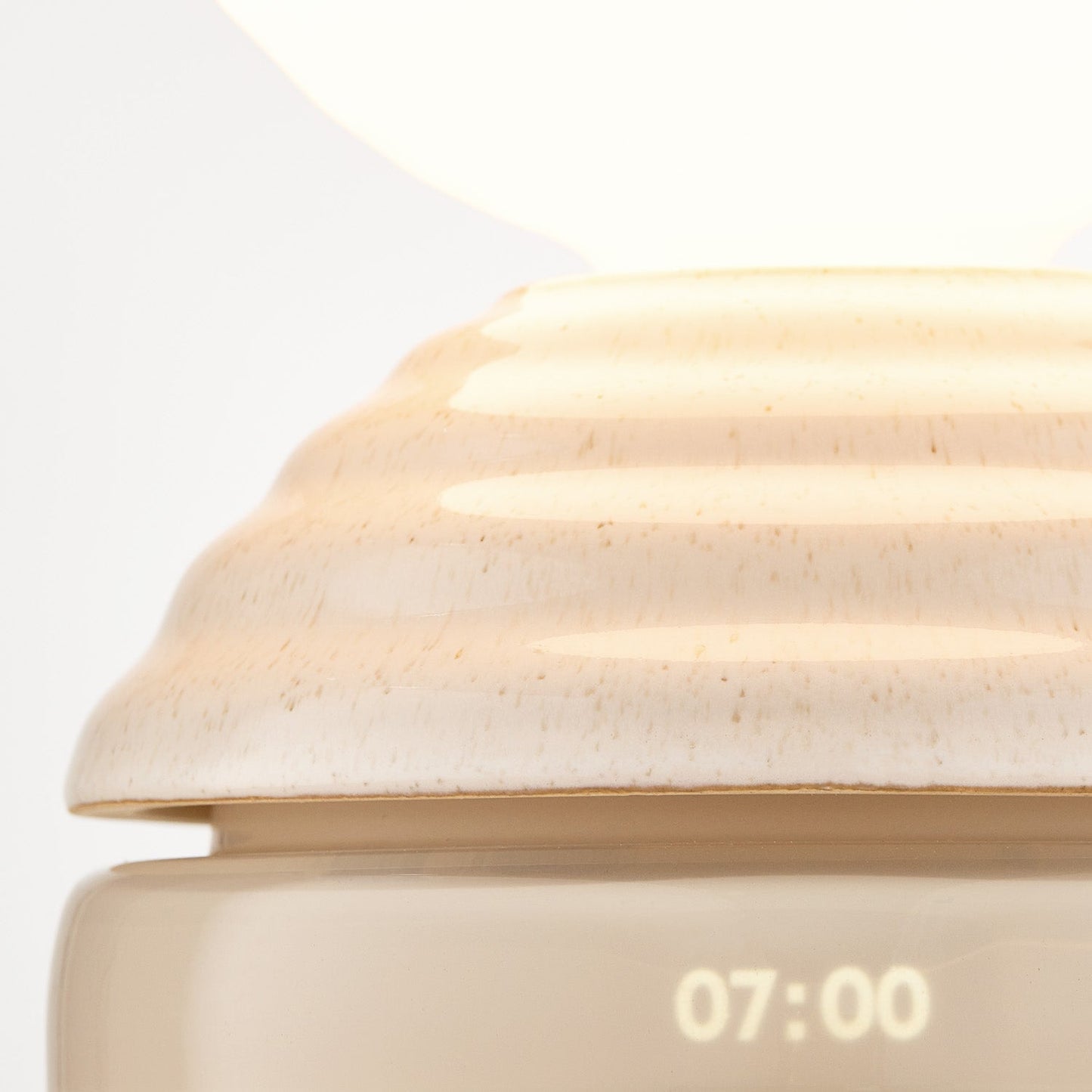 MinoLume Wake Sleep Light in Pebble White