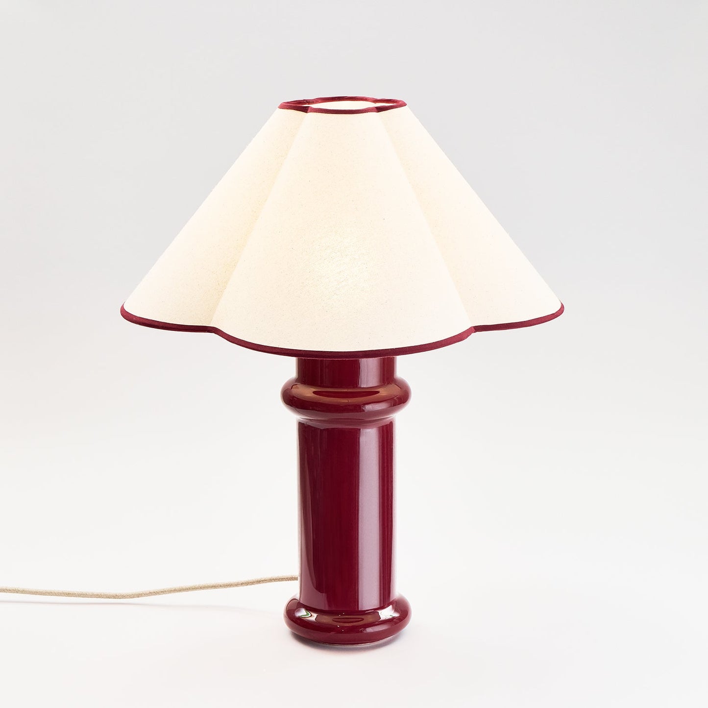MinoLume Table Lamp in Port Red
