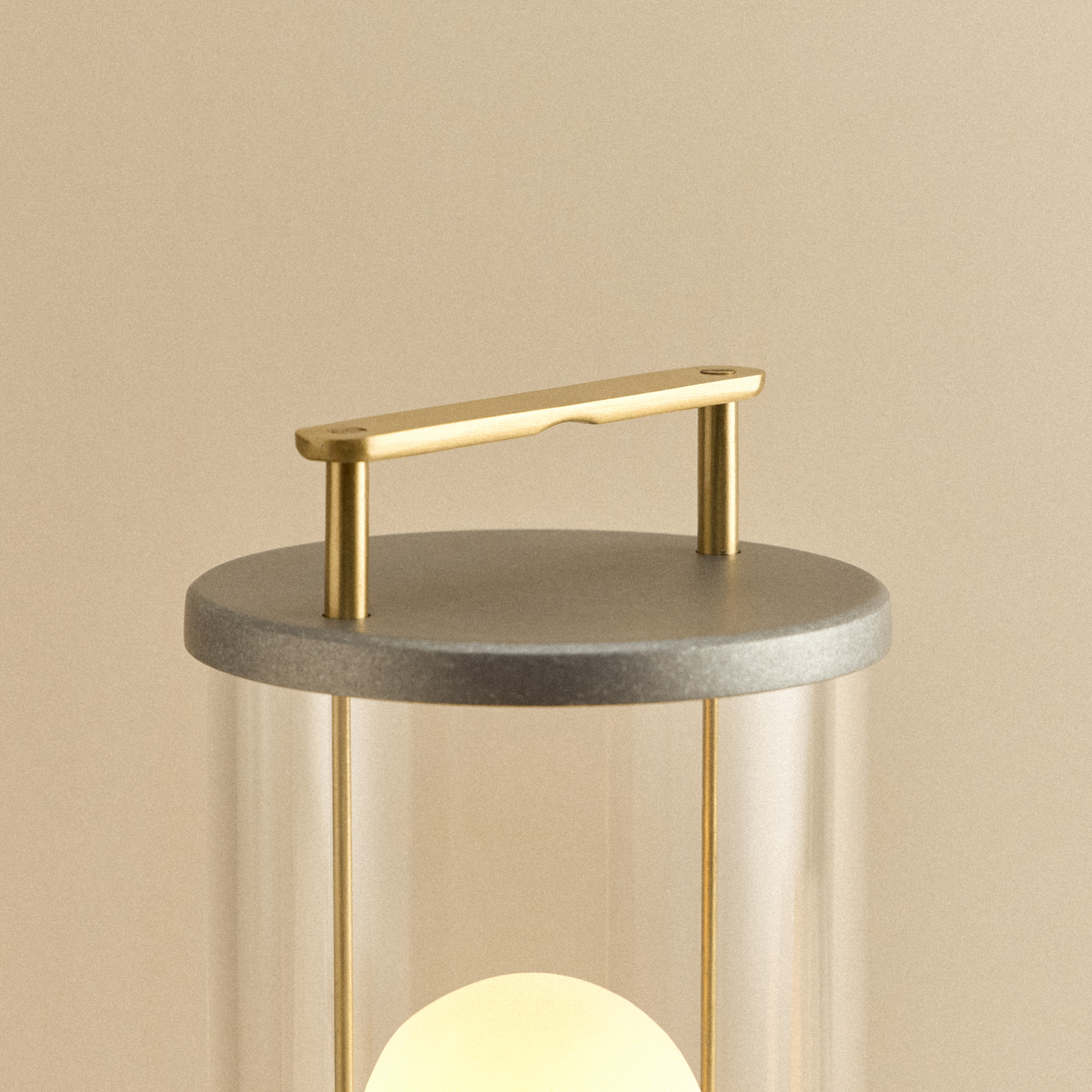 MinoLume Portable LED Lantern, IP65 Water-Resistant, Dim-to-Warm, Shatter-Resistant Acrylic, 30Hr Battery (Raw Aluminium)