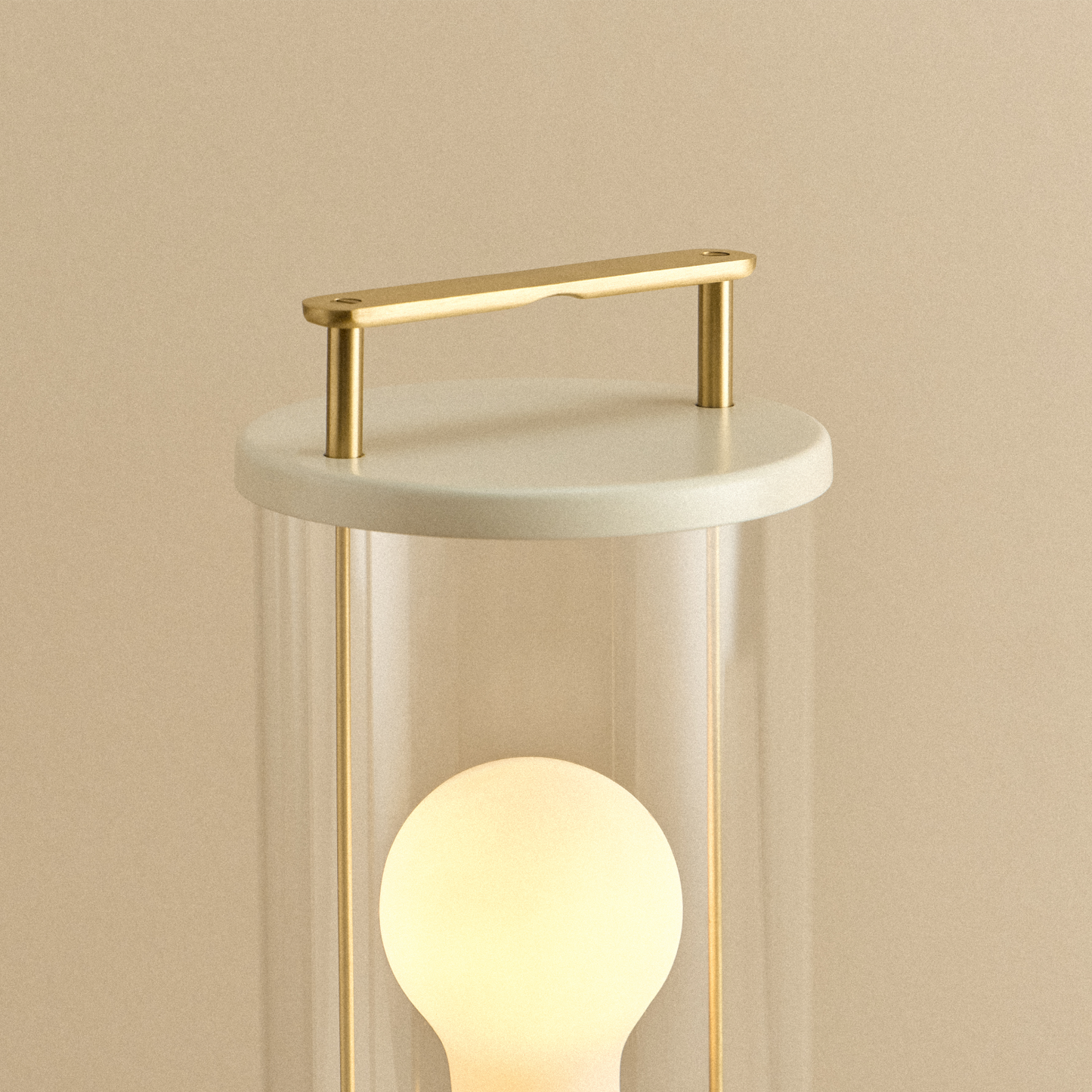 The Muse 2.0 Portable Lamp Candlenut White
