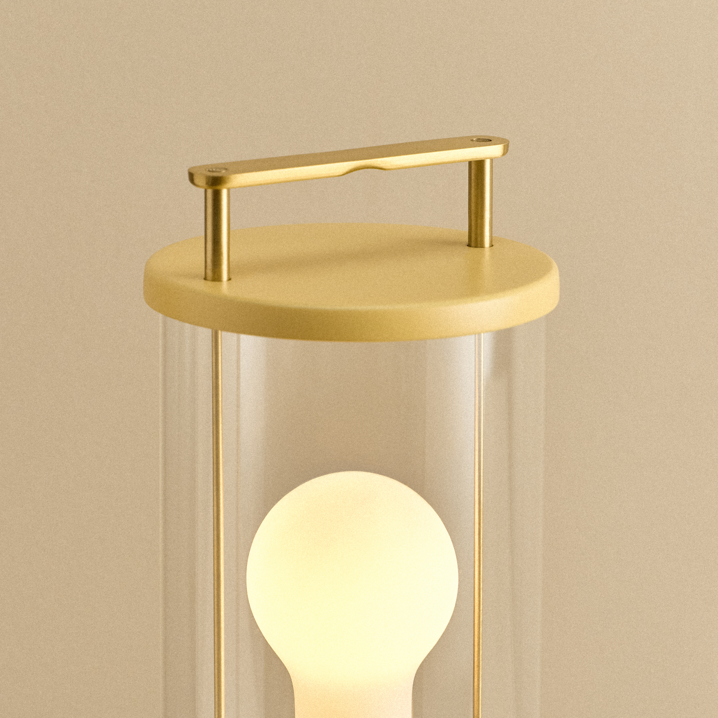 MinoLume Portable Table Lamp in Posset Yellow