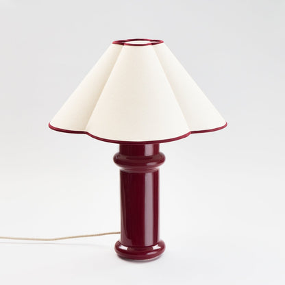 MinoLume Table Lamp in Port Red